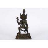 Tibetaanse tantrische sculptuur in een koperlegering met de voorstelling van een [...]