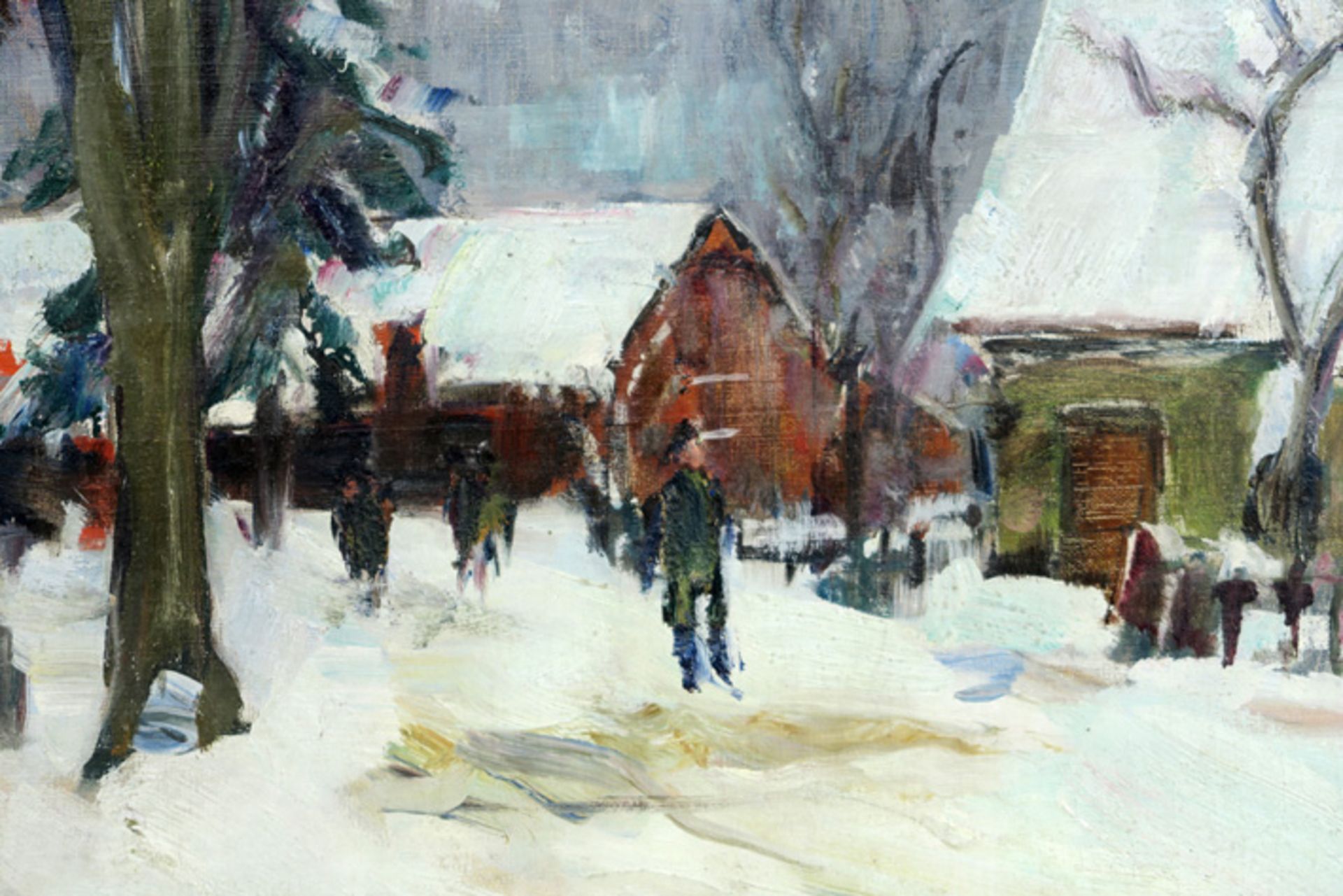 GAGNON CLARENCE (1881 - 1942) - Canadese School olieverfschilderij op doek [...] - Bild 3 aus 3