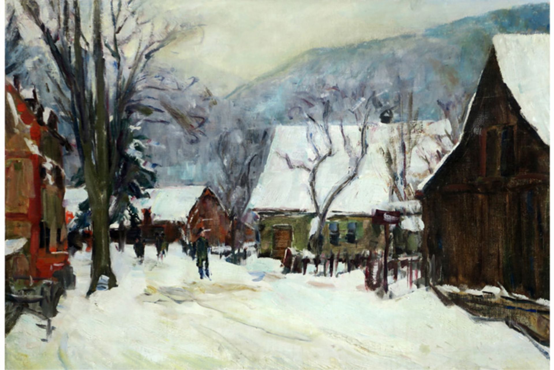 GAGNON CLARENCE (1881 - 1942) - Canadese School olieverfschilderij op doek [...] - Bild 2 aus 3