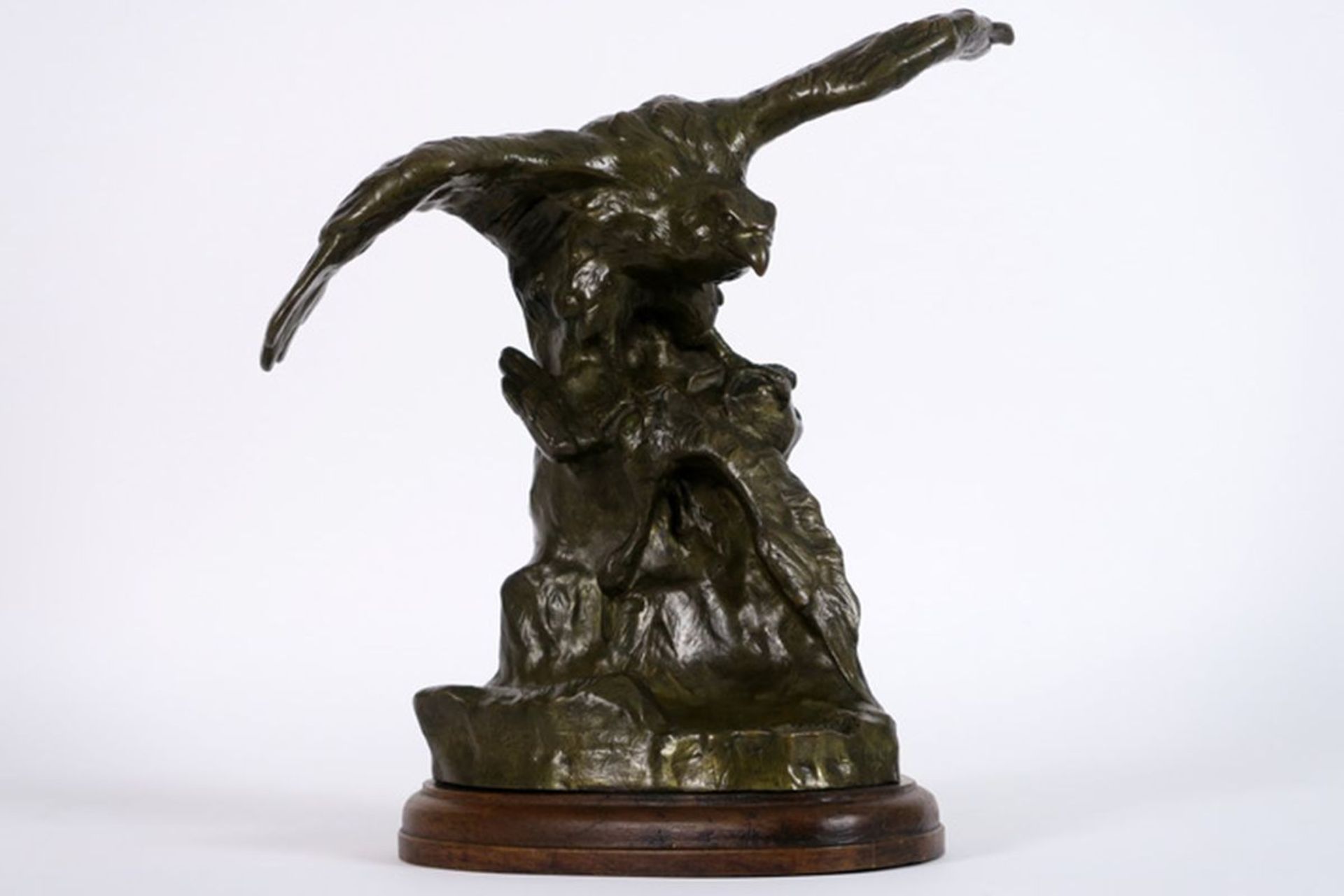 LE SOUDIER JANE (1885 - 1976) sculptuur in brons met een vrij typisch animalierthema [...]