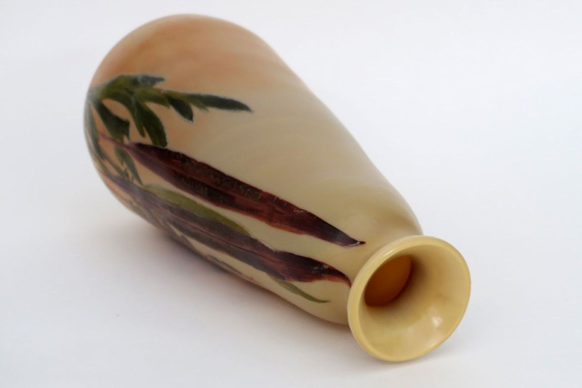LEGRAS Art Nouveau-vaas in cameoglaspasta met een uitgespaard vegetaal decor met [...] - Bild 3 aus 5