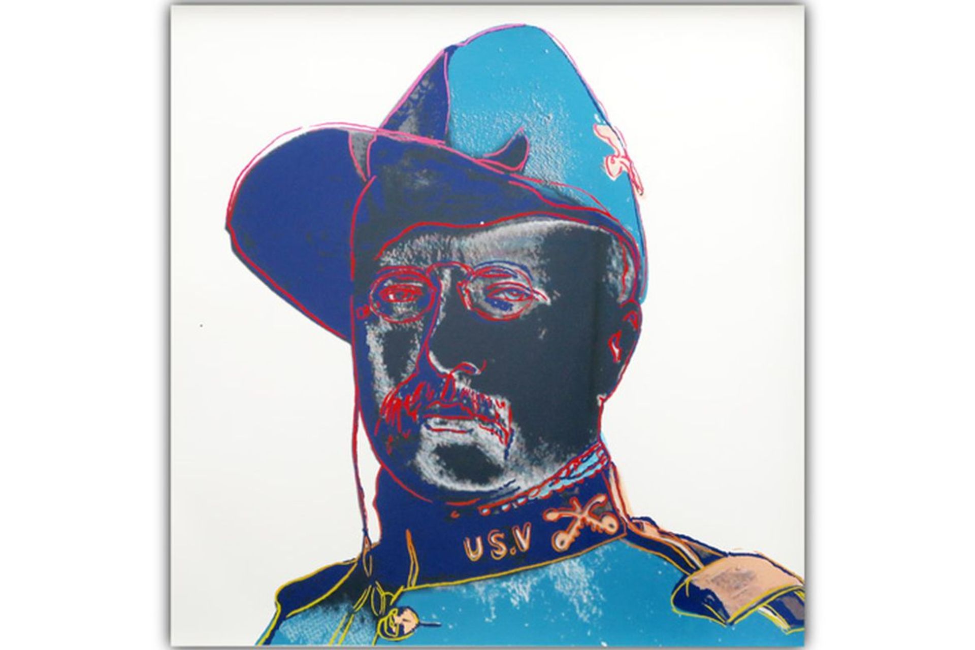 WARHOL ANDY (1930 - 1987) zeldzame screenprint (P.P.) op Lennox Museum Board uit de [...] - Bild 2 aus 4