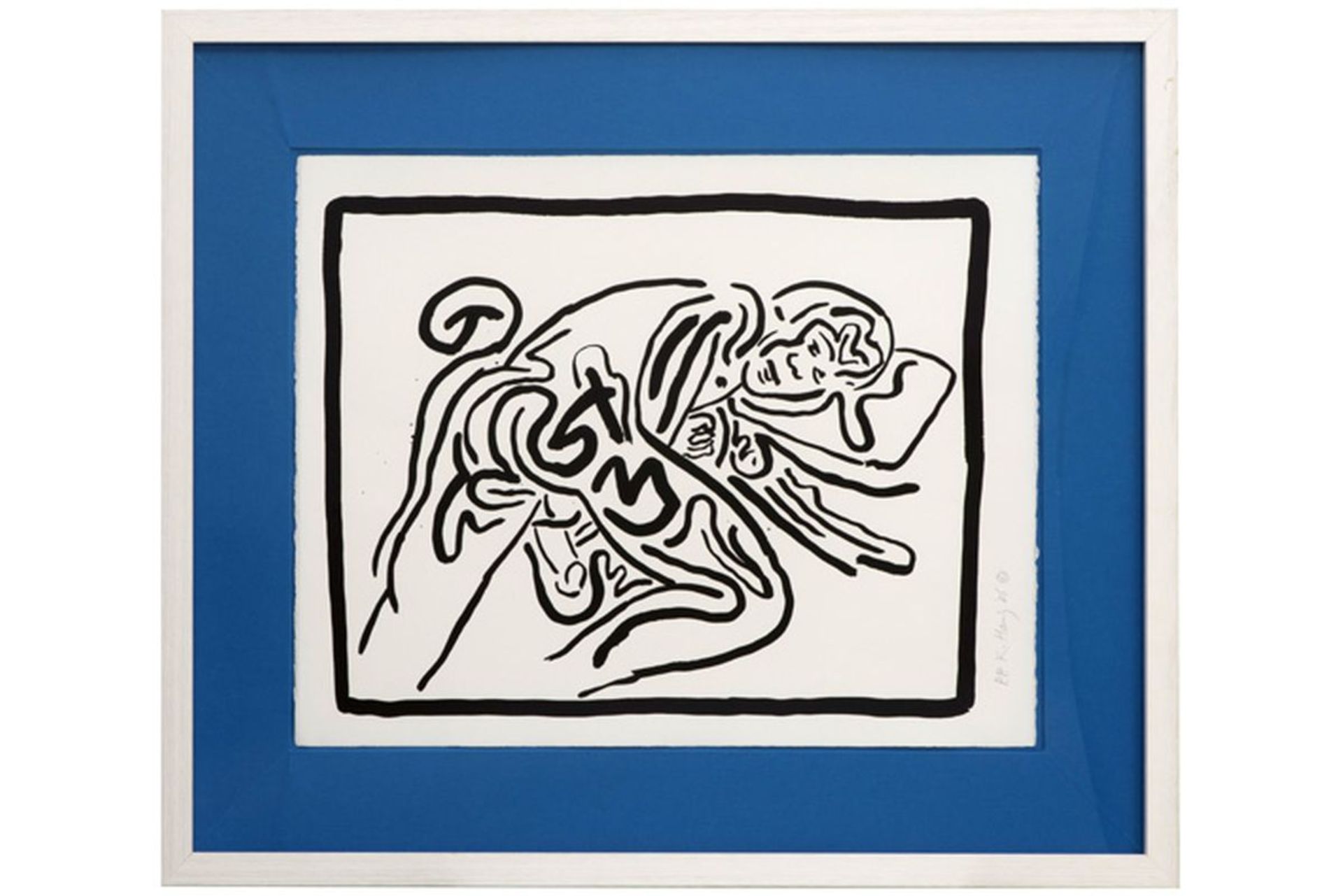 KEITH HARING (1958 - 1990) silkscreen (op BFK Rives papier) n° PP (waarvan er [...]