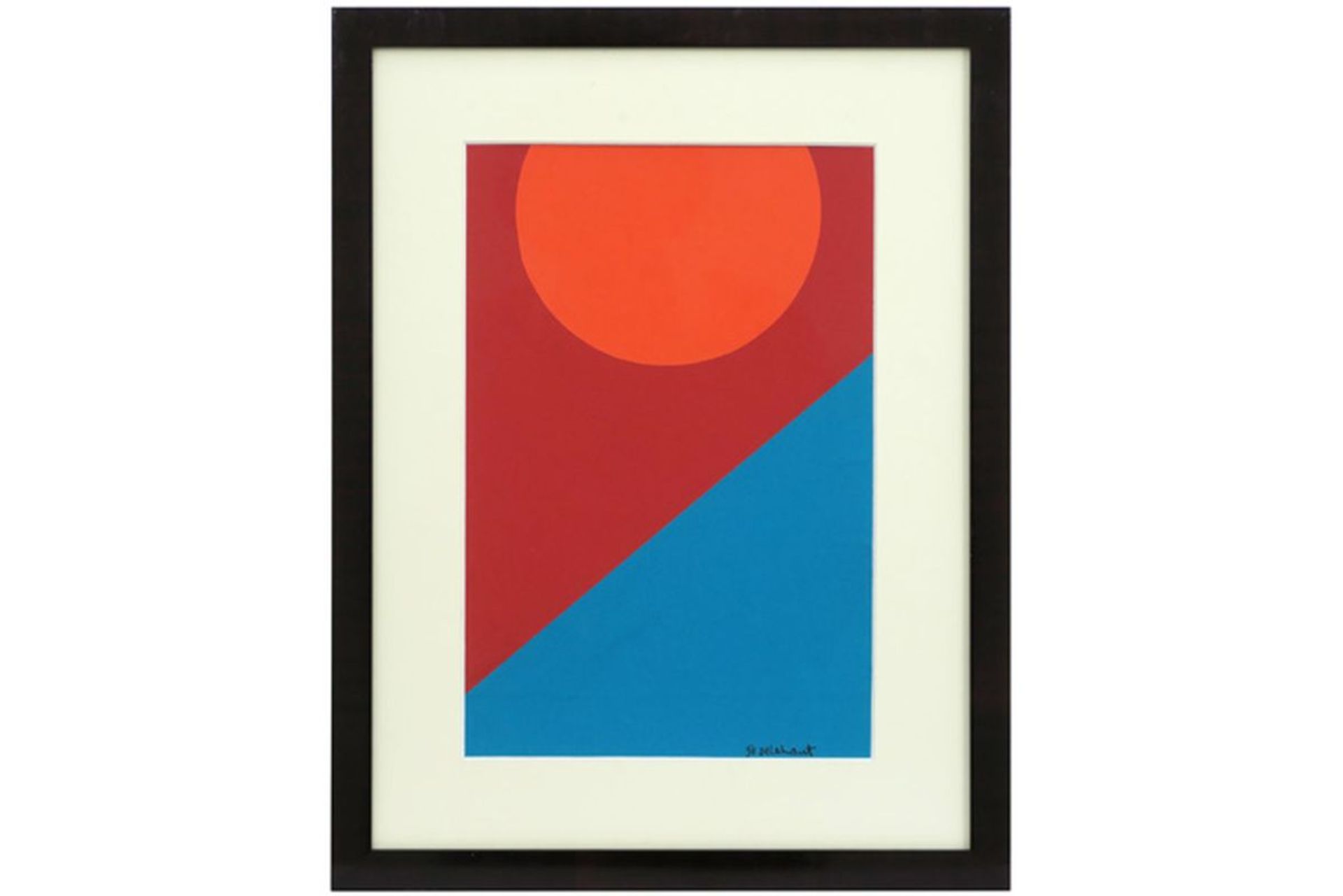 DELAHAUT JO (1911 - 1992) schilderij in gemengde techniek met collage en acryl op [...]
