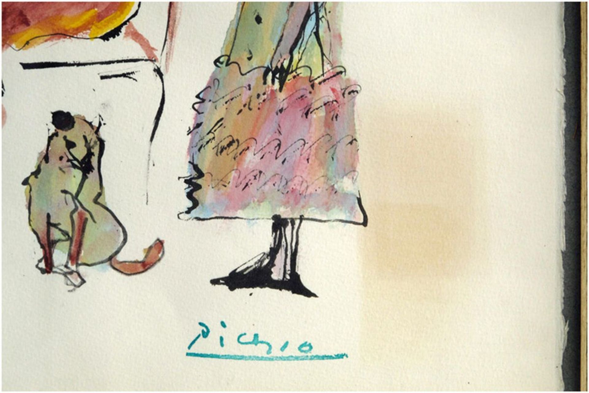 PICASSO PABLO, DIEGO, JOSÉ (1881 - 1973) opgehoogde litho uit "Toreros" (oplage van [...] - Bild 3 aus 4