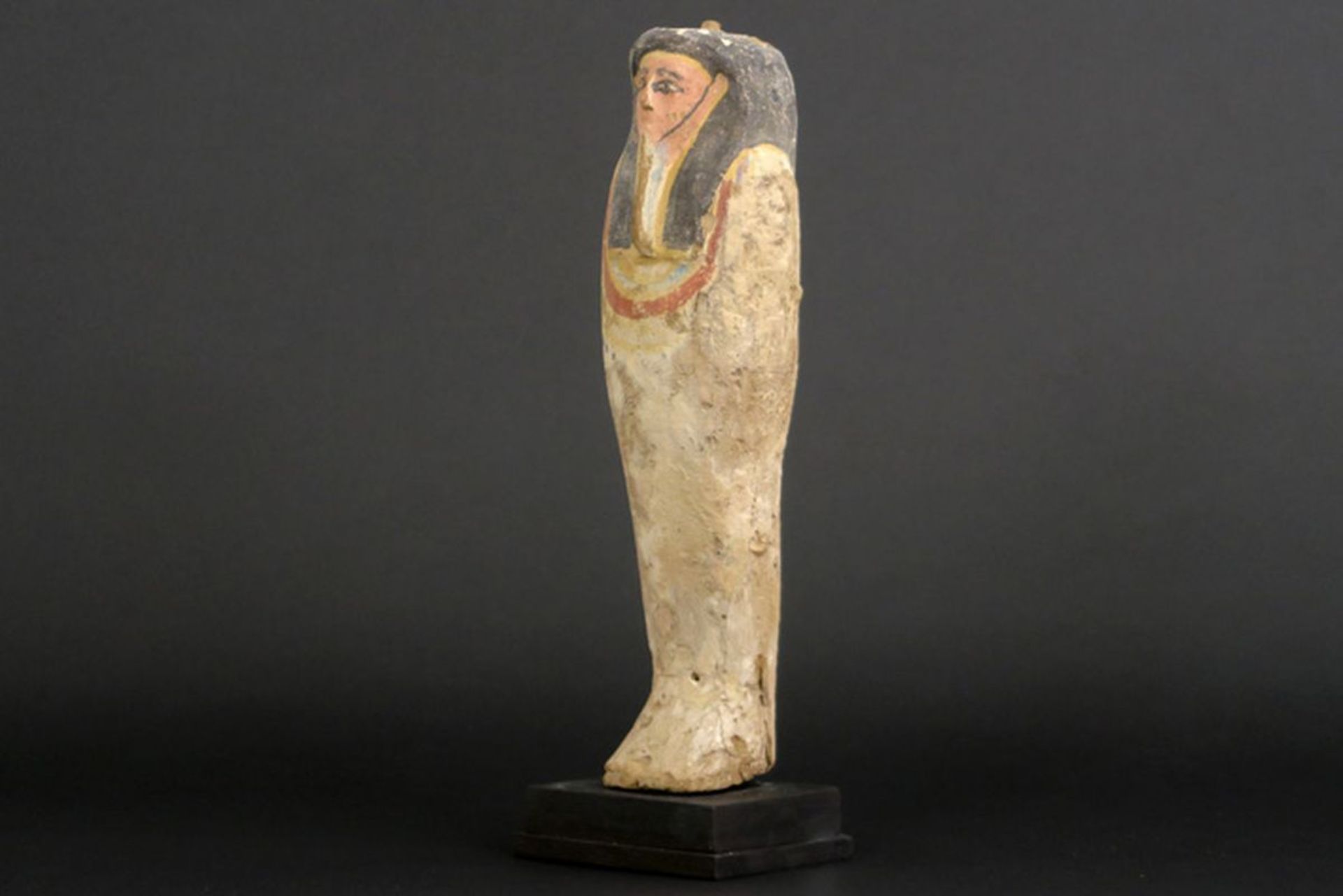 OUDE EGYPTE - LATE PERIODE - ca 700 tot 300BC sculptuur in hout met restanten van [...] - Bild 5 aus 5