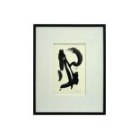 LISMONDE (1908 - 2001) tekening in inkt op papier op doek : "Compositie" - 23 x [...]