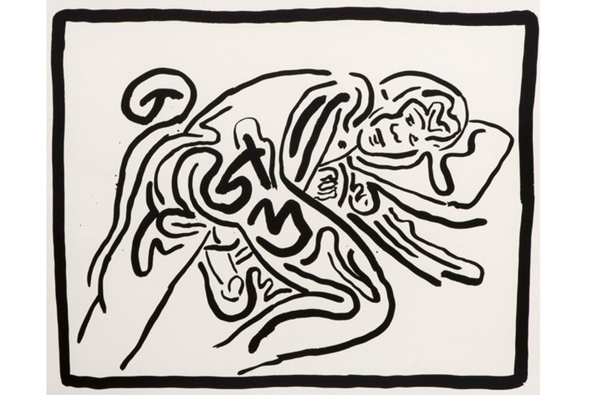 KEITH HARING (1958 - 1990) silkscreen (op BFK Rives papier) n° PP (waarvan er [...] - Bild 2 aus 3