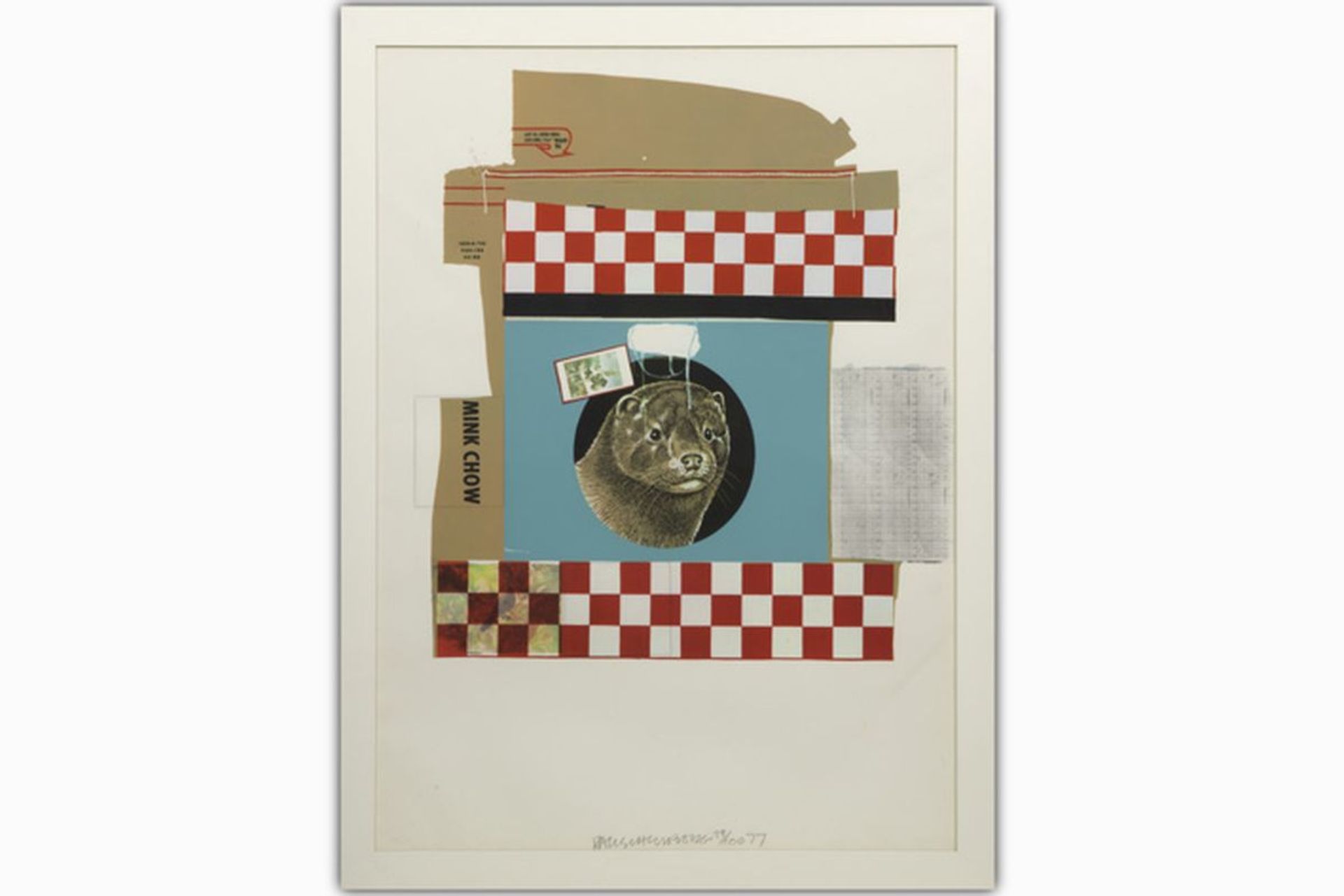 RAUSCHENBERG ROBERT (1925 - 2008) werk in gemengde techniek - zgn "multiple original" [...]