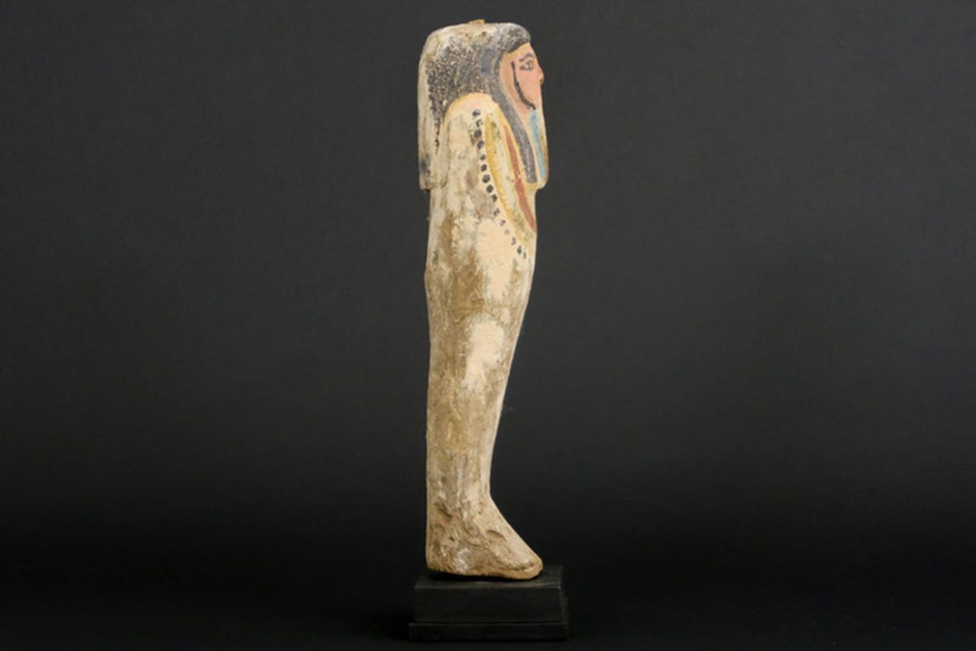 OUDE EGYPTE - LATE PERIODE - ca 700 tot 300BC sculptuur in hout met restanten van [...] - Bild 3 aus 5