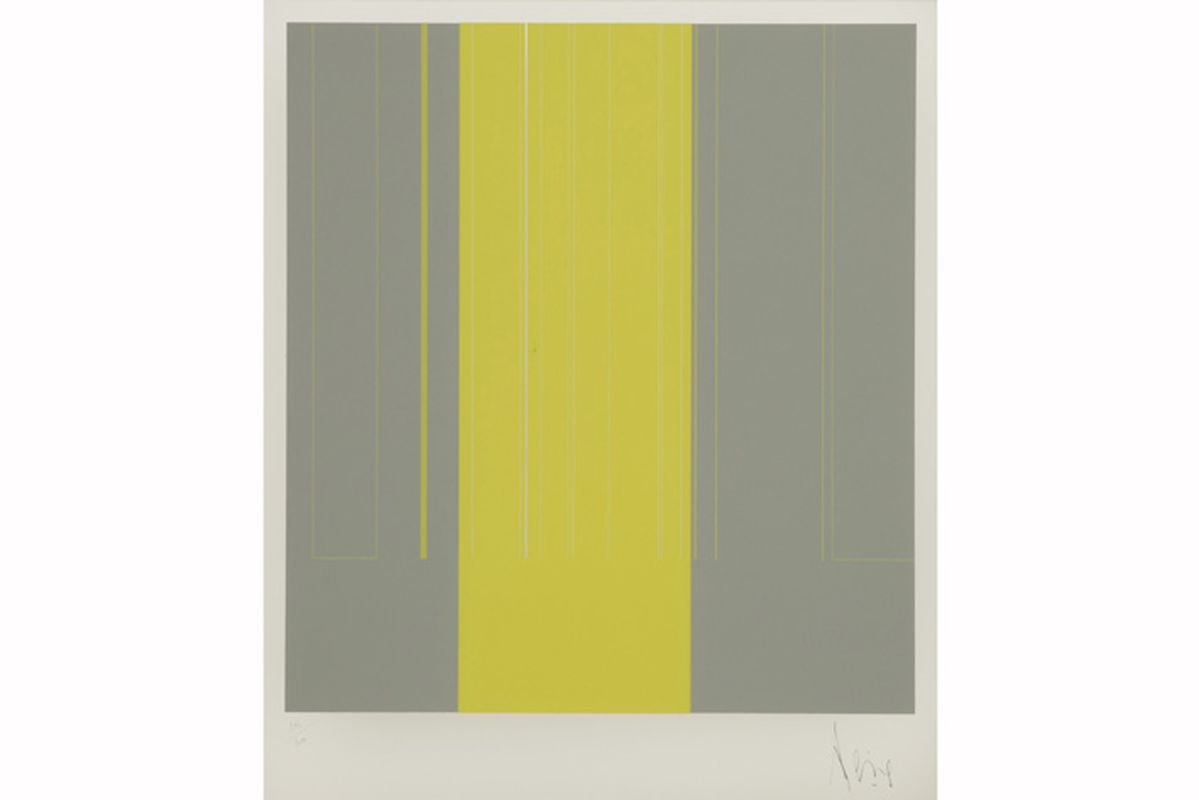 PEIRE LUC (1916 - 1994) zeefdruk in kleur n° 35/60 : "Compositie" - 58 x 48 [...] - Image 2 of 3