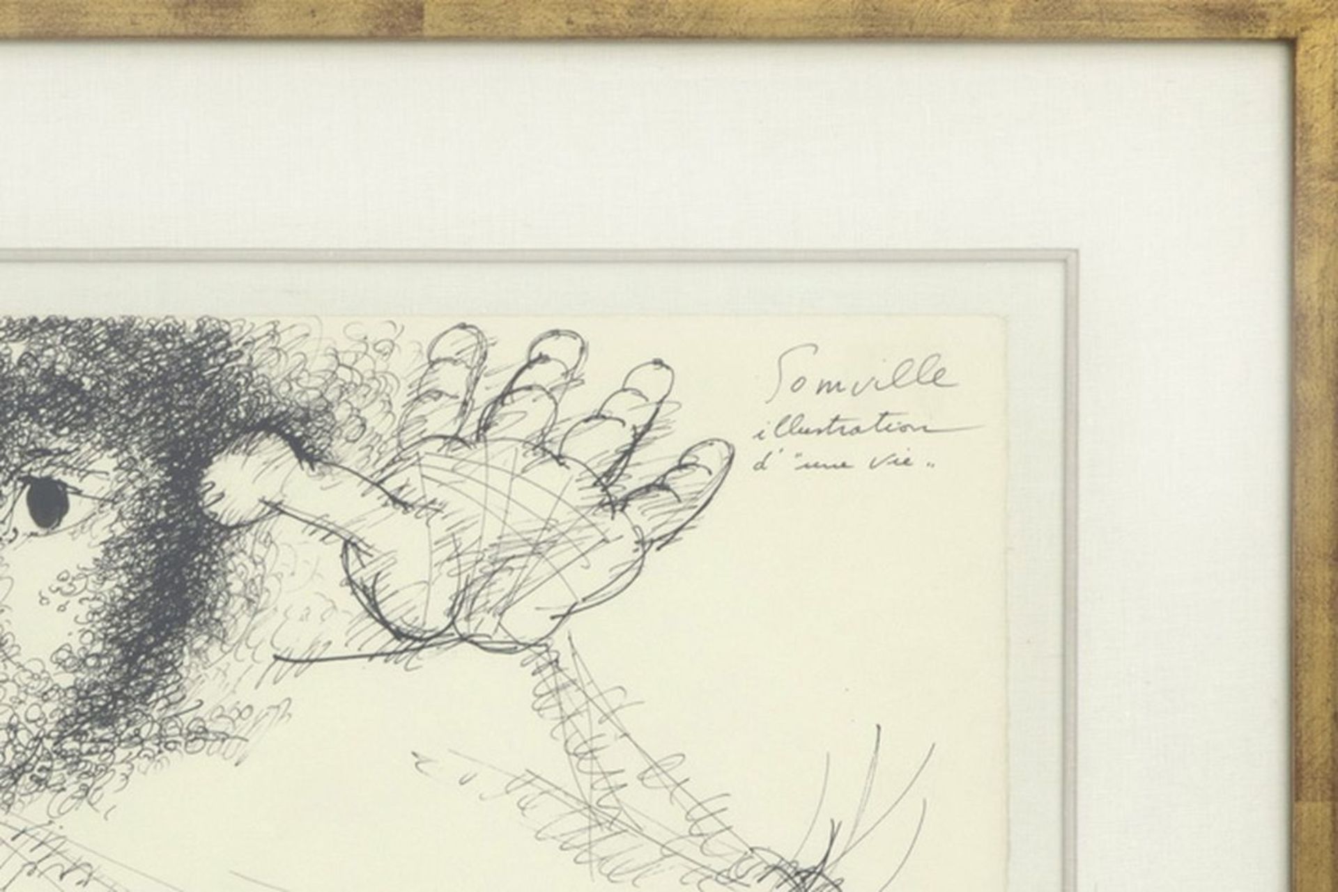 SOMVILLE ROGER (1923 - 2014) tekening in inkt getiteld "Illustration d'une vie" - [...] - Image 3 of 3