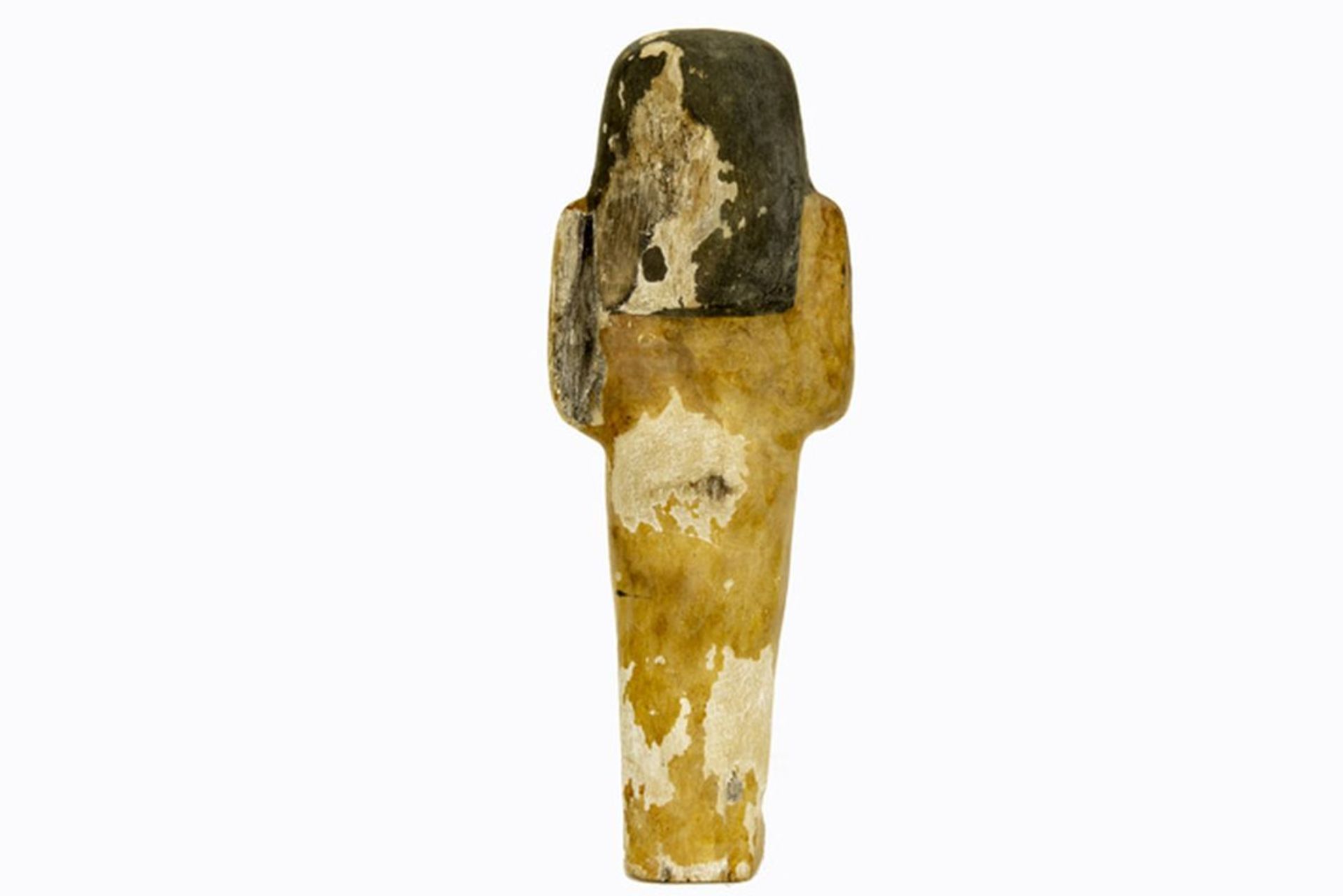 OUD-EGYPTE - LATE PERIODE (332 tot 30BC) sculptuur in hout met vrij goed bewaarde [...] - Bild 4 aus 5