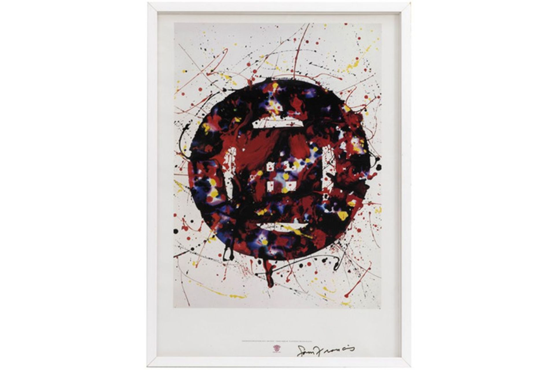 SAM FRANCIS (1923 - 1994) print / affiche "Sam Francis for Suntory Hall 1986 Tokyo" [...]