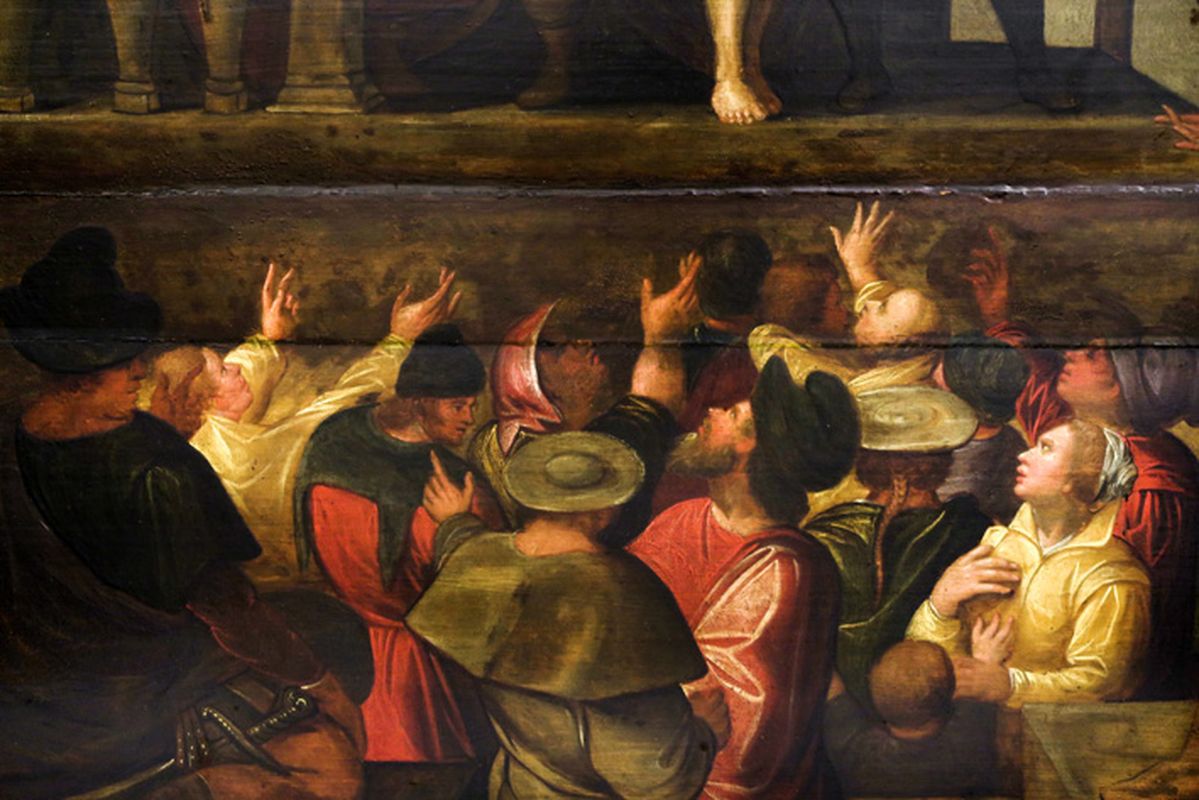 16th/17th Cent. Flemish "Ecce Homo" oil on (marked) panel from the Antwerp School - [...] - Image 5 of 6