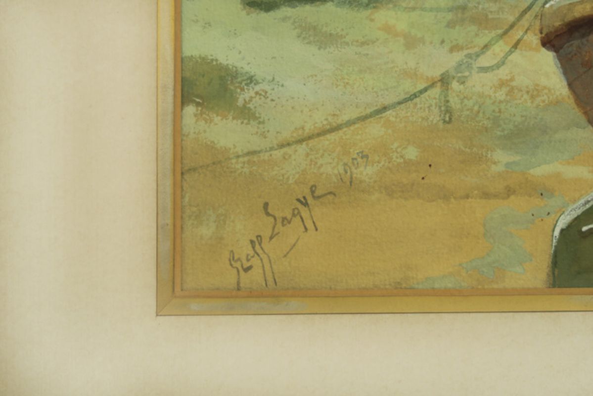 late 19th Cent. Belgian oil on panel - signed Jan Stobbaerts - - STOBBAERTS [...] - Image 6 of 6