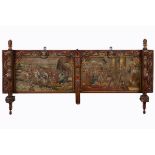 19th Cent. Sicilian part of a luxury carriage in wood with the original paintings - [...]
