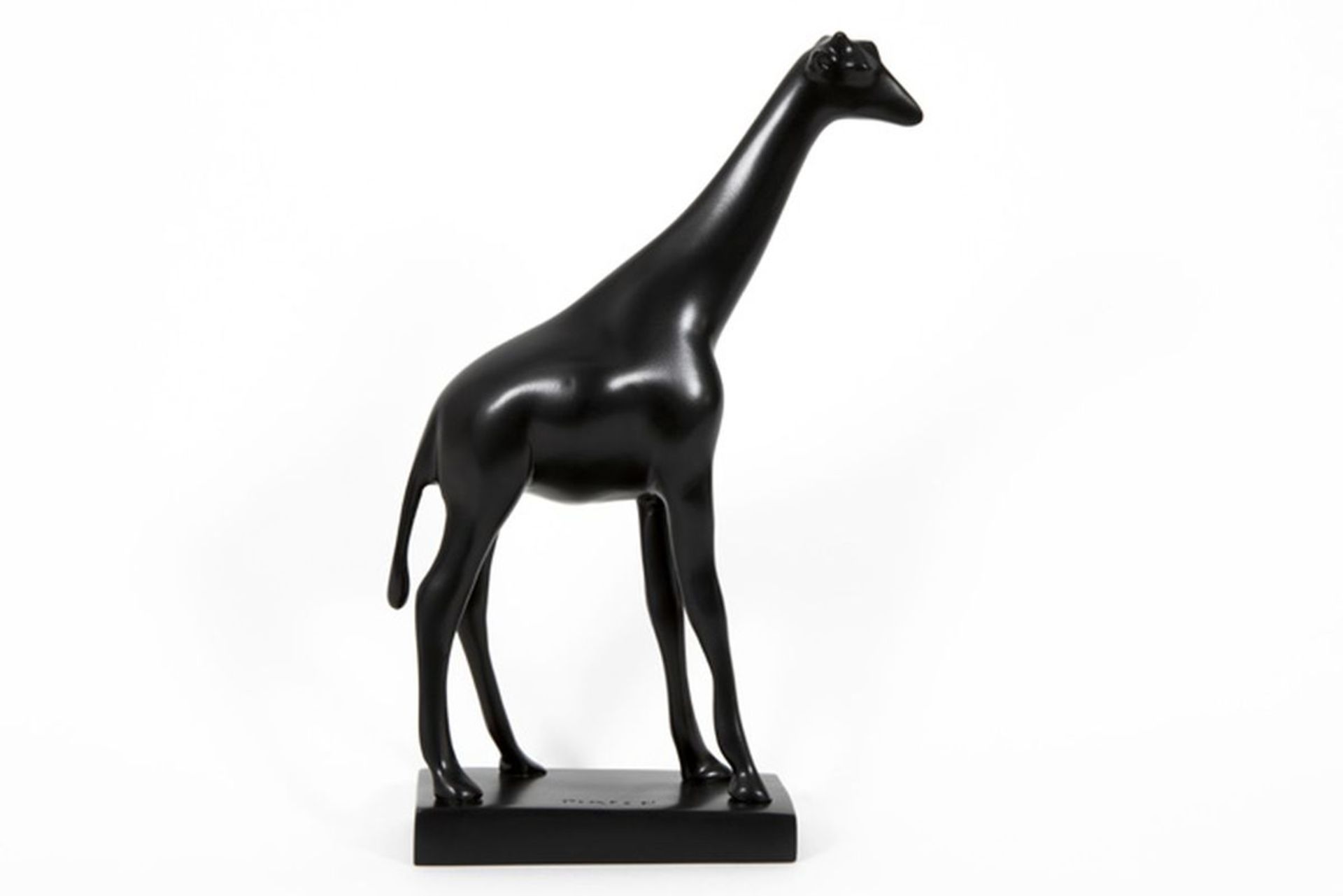 "Grande Giraffe" sculpture in bronze - limited posthumous edition signed Pompon and [...] - Image 3 of 4