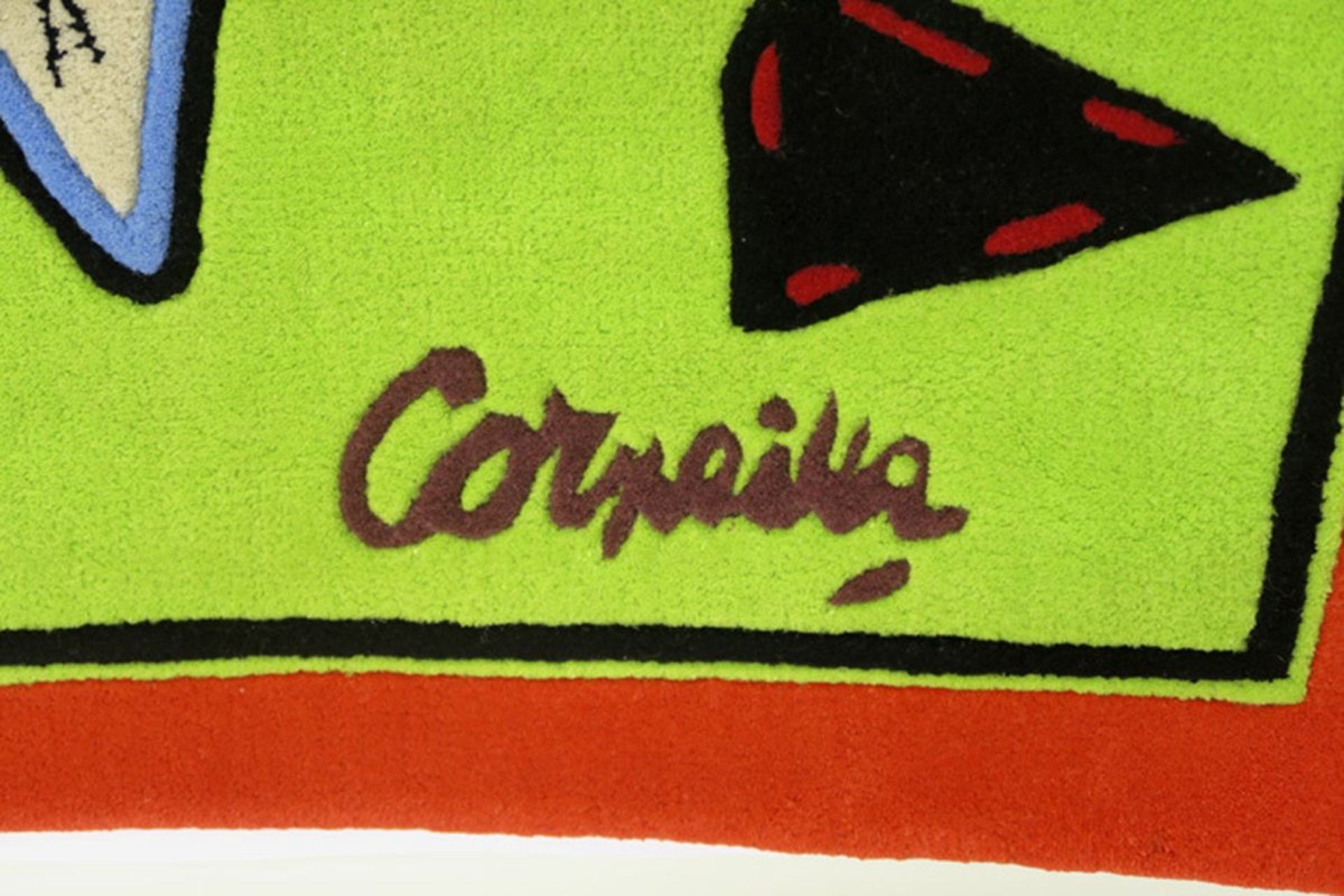 Corneille tapestry "Exotic Summer" in handtufted wool - signed in the carpet and on [...] - Image 2 of 2