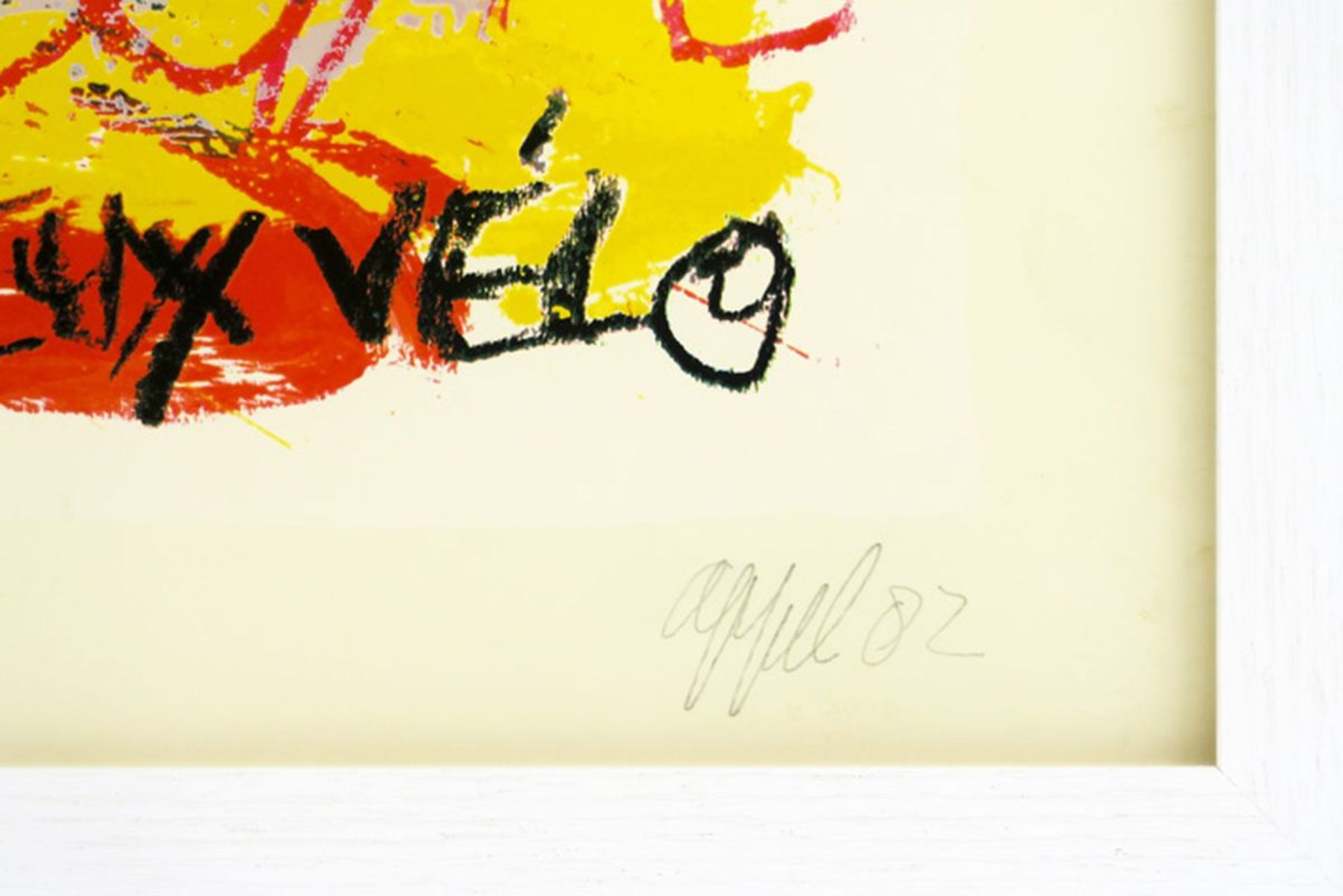 20th Cent. Belgo-Dutch screenprint by Christian Dotremont and Karel Appel , one of [...] - Image 3 of 3