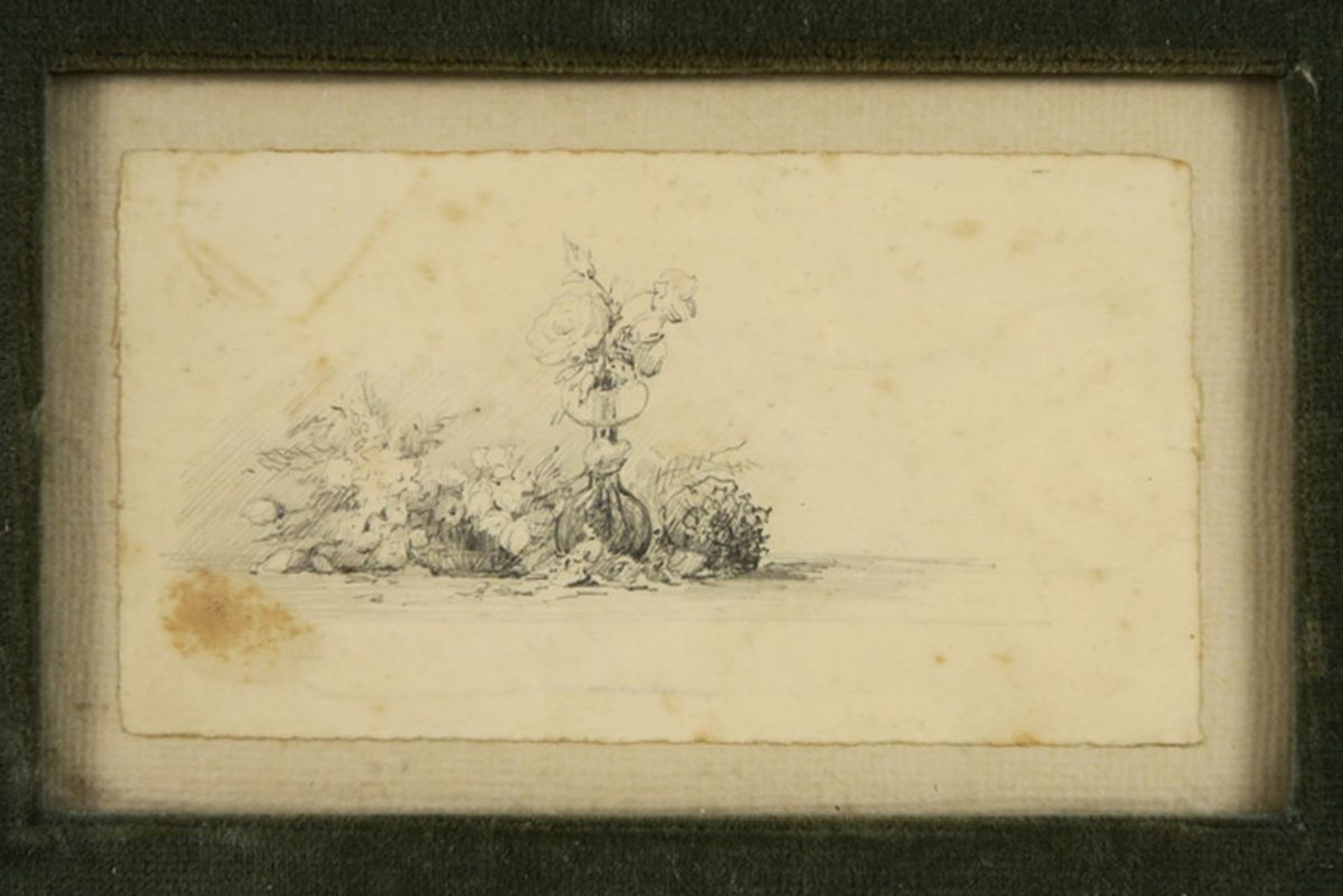 19th Cent. Eugène Boudin drawing - with certificate - - BOUDIN EUGÈNE (1824 - [...] - Image 2 of 4