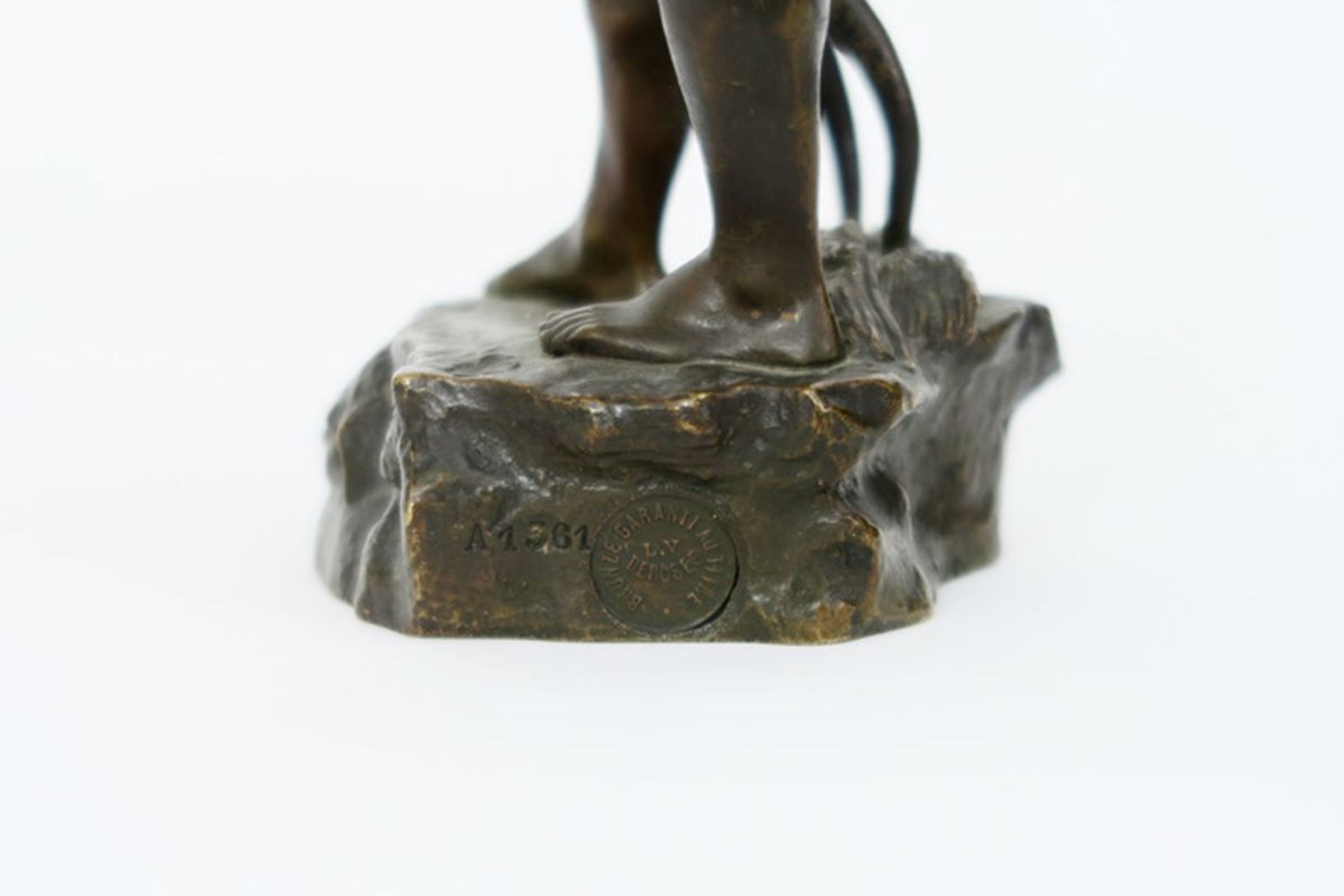 antique sculpture in bronze - signed Charles Lévy and with foundry mark - - LEVY [...] - Image 5 of 5