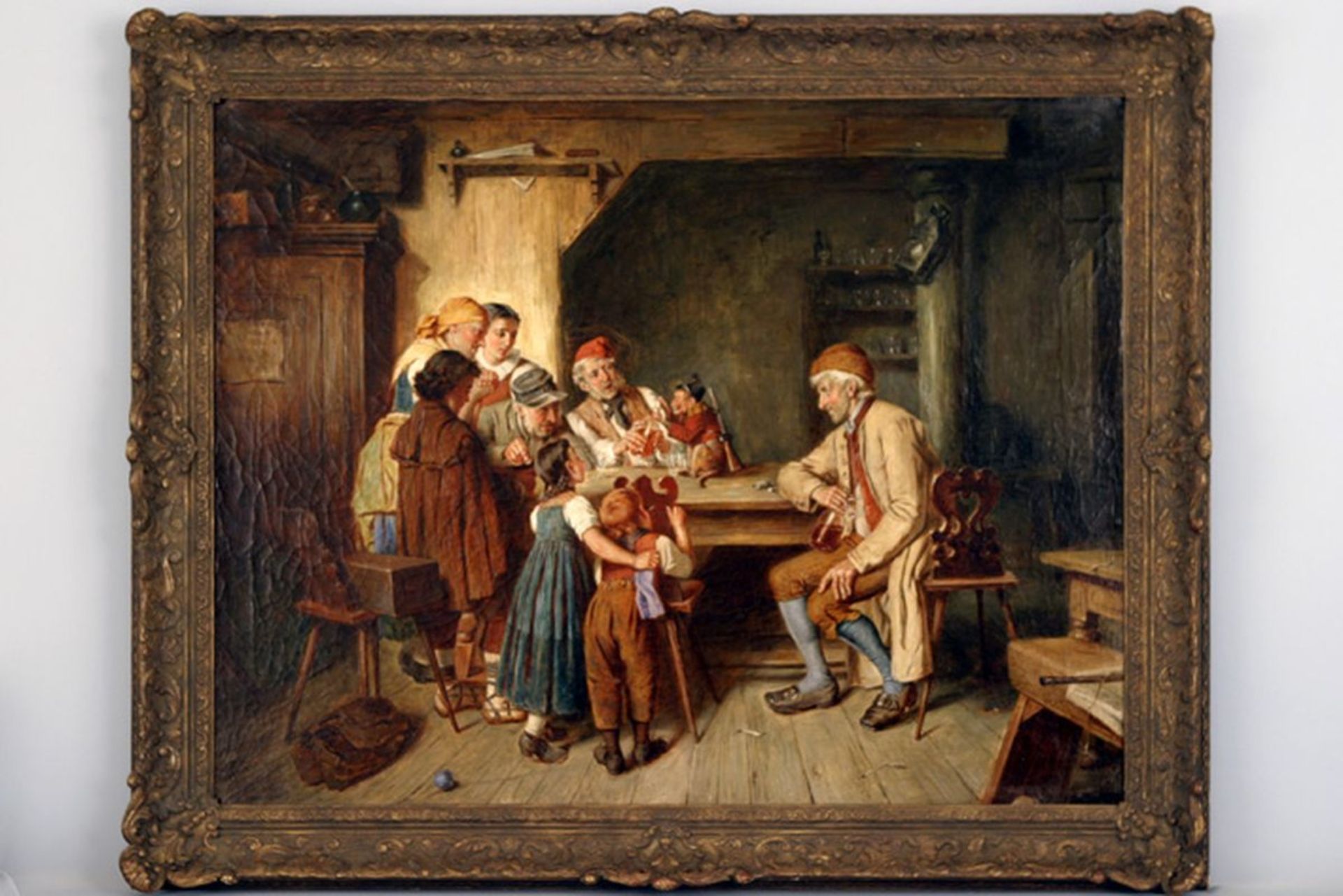 19th Cent. Belgian oil on canvas - signed & dated - - GERARD THEODOOR (1829 - [...]