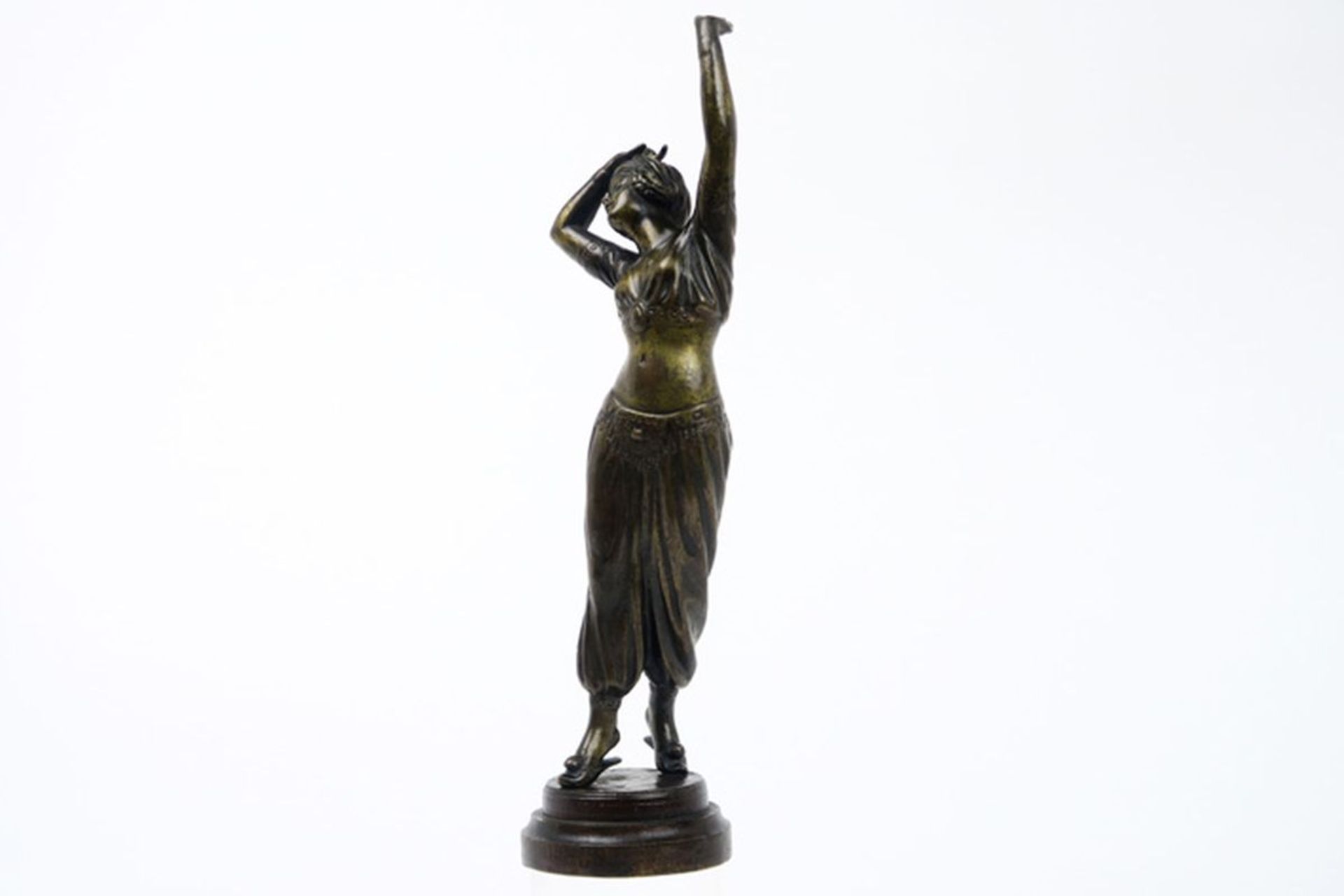 antique "Villar" signed sculpture in bronze with an orientalistic Art Nouveau theme [...] - Image 2 of 4
