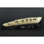 antique Chinese "animated Lanscape" sculpture in ivory - - Antieke [...]