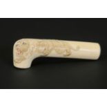 antique Chinese walking stick-handle in ivory - - Antieke Chinese wandelstokgreep [...]