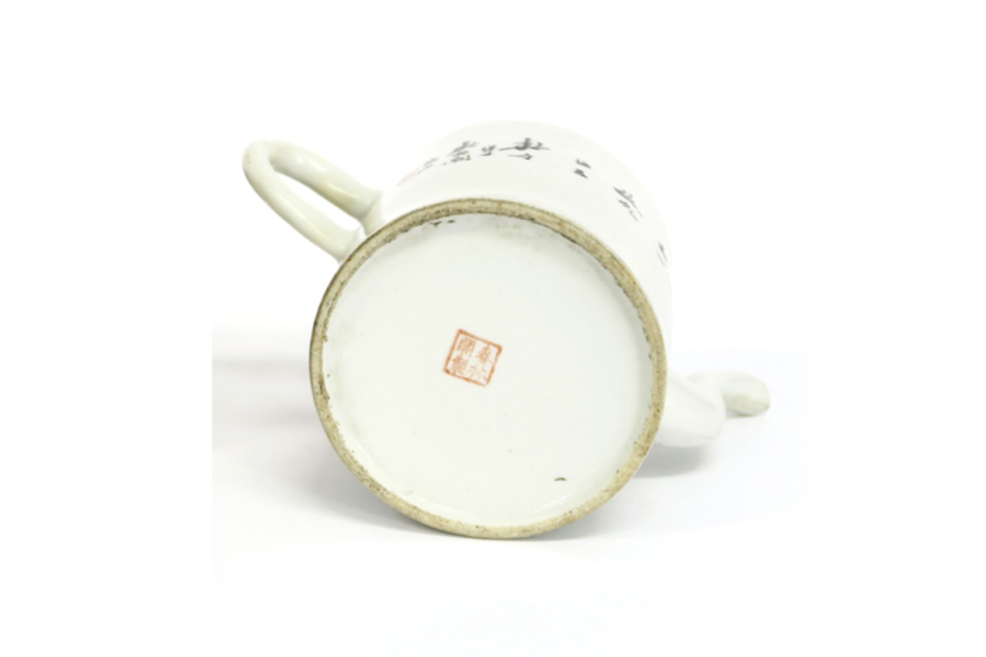 small antique Chinese teapot in marked porcelain - - Kleine antieke Chinese [...] - Image 3 of 3