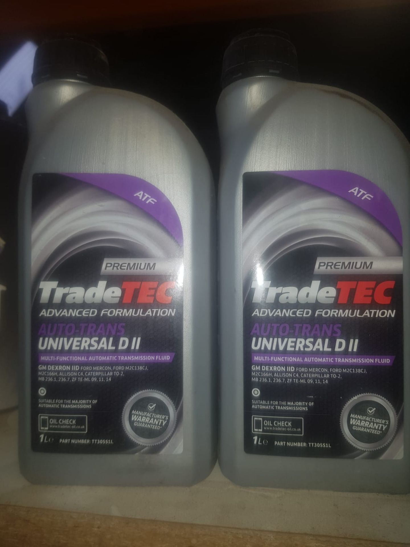 2 NEW CANS OF GEARBOX OIL We do