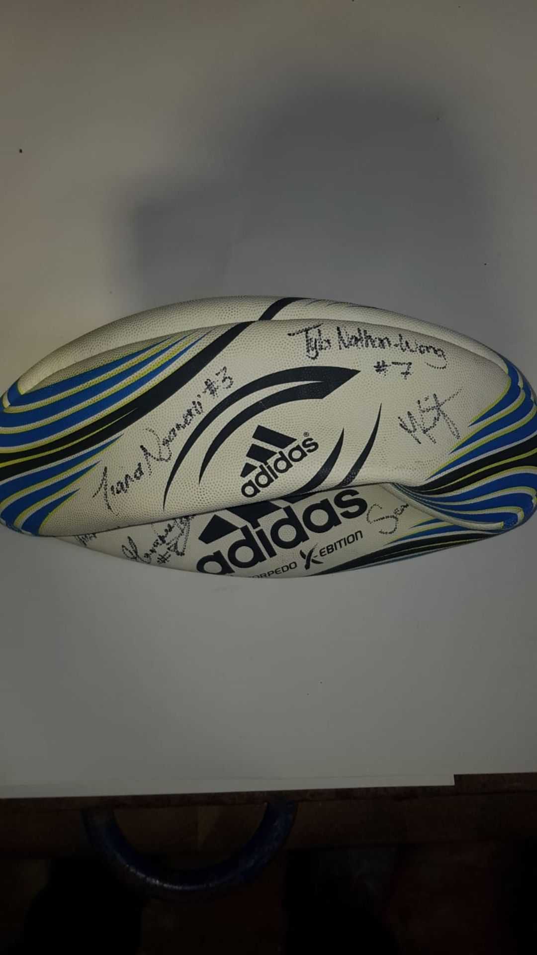 SIGNED RUGBY BALL NEW ZEALANDS - Image 5 of 6