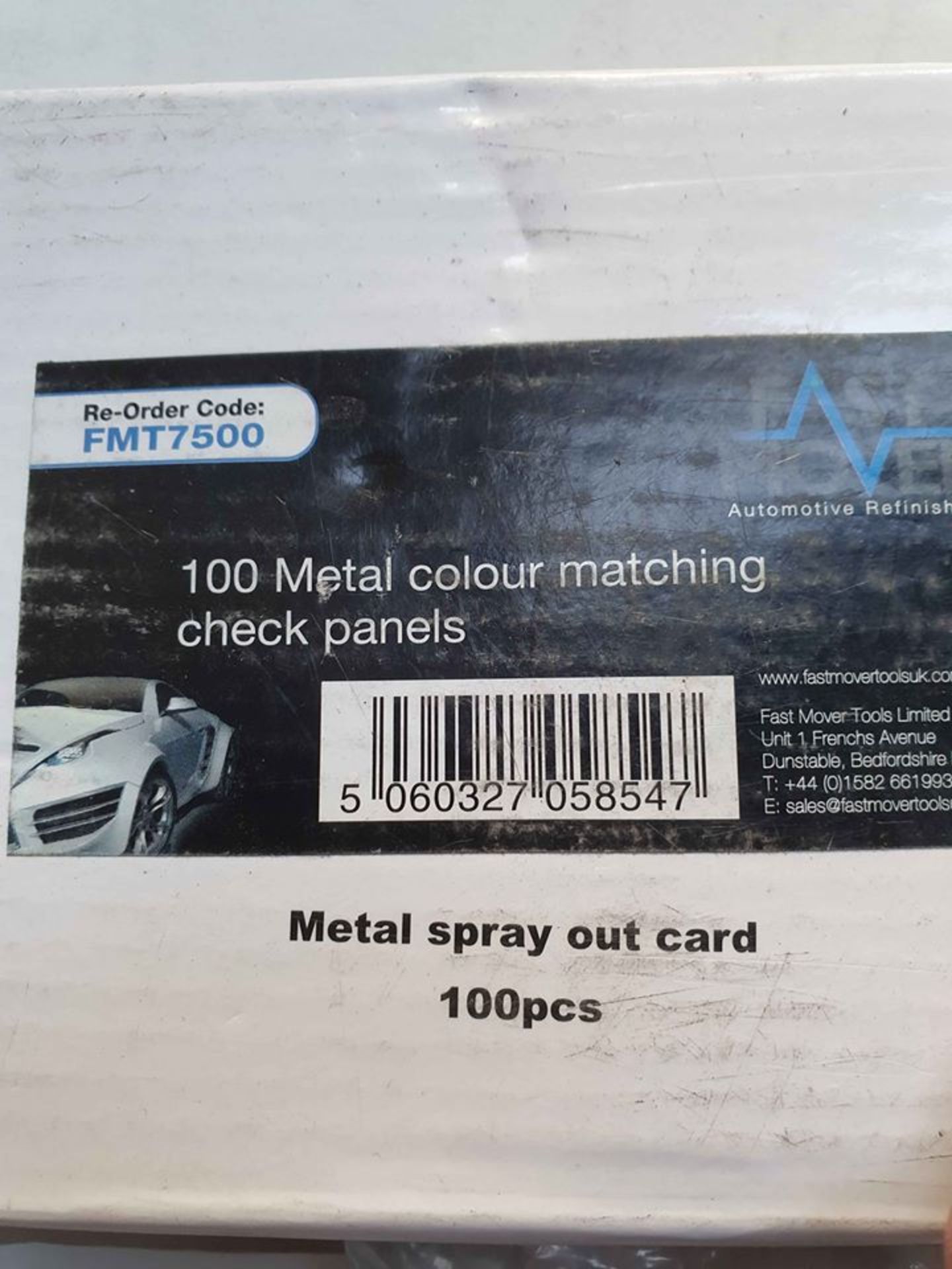 100 METAL COLOR MATCHING CHECK PANELS