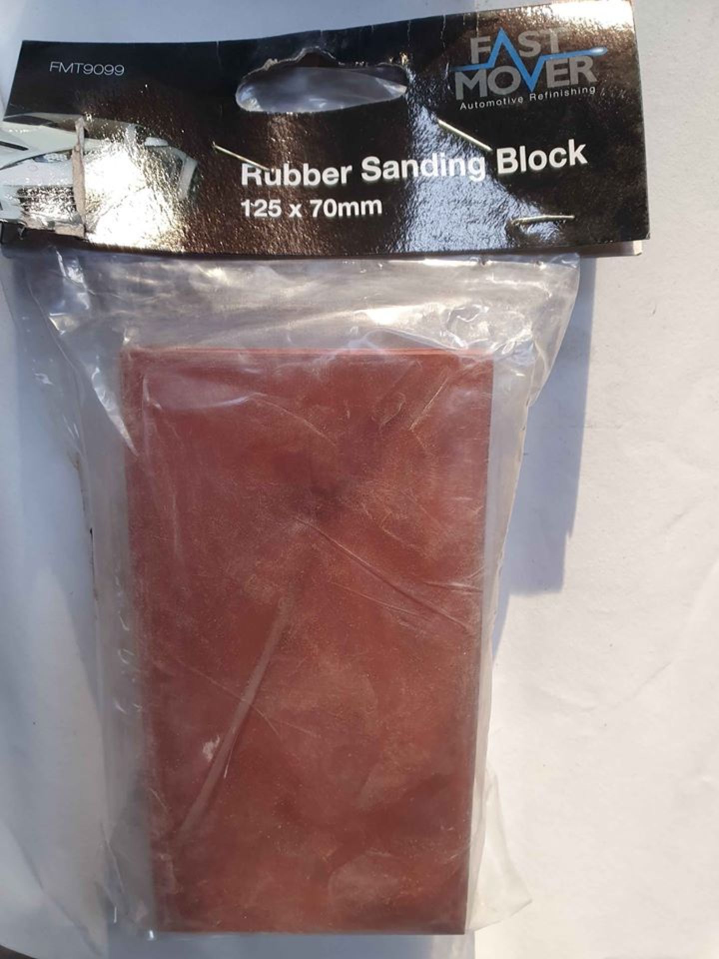 RUBBER SANDING BLOCK 125 X 70MM