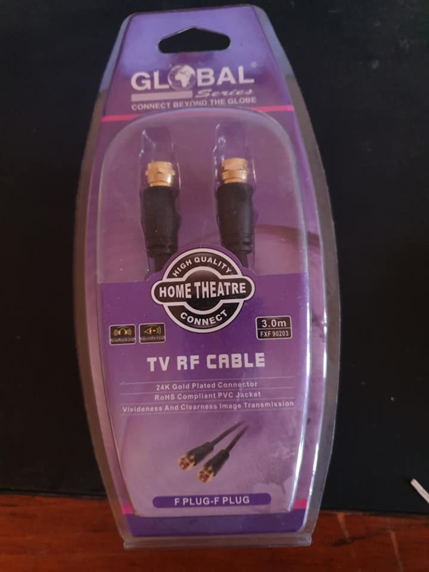 TV RF CABLE 2 X PACK - Image 2 of 2