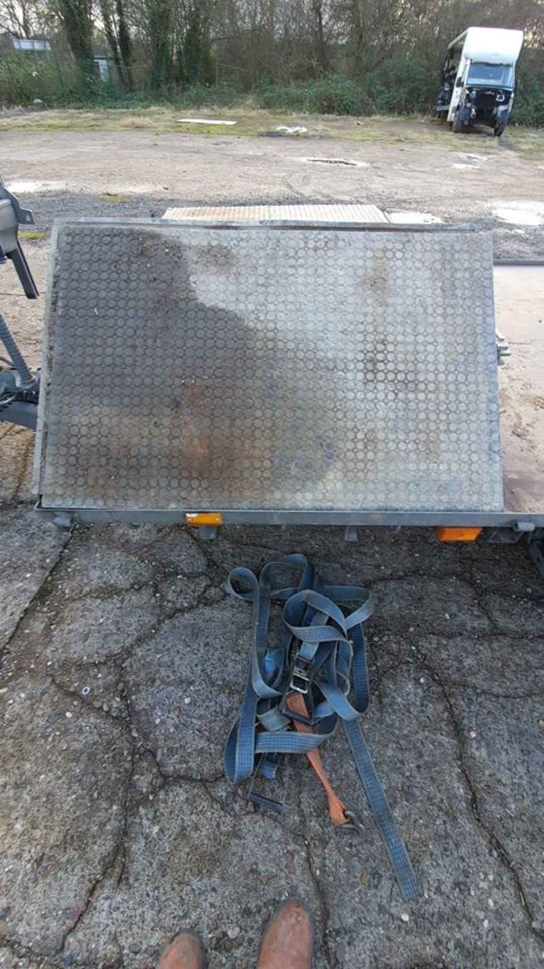 Pallet of plant building rubber mats