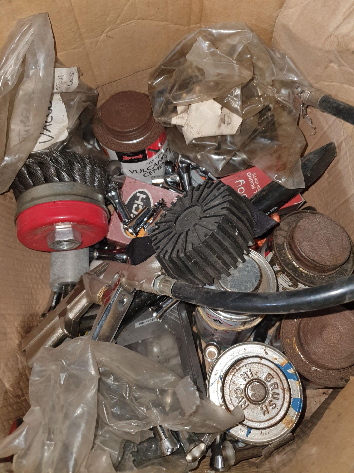 CONTENTS OF BOX, TYRE REPAIR ITEMS - Image 2 of 2