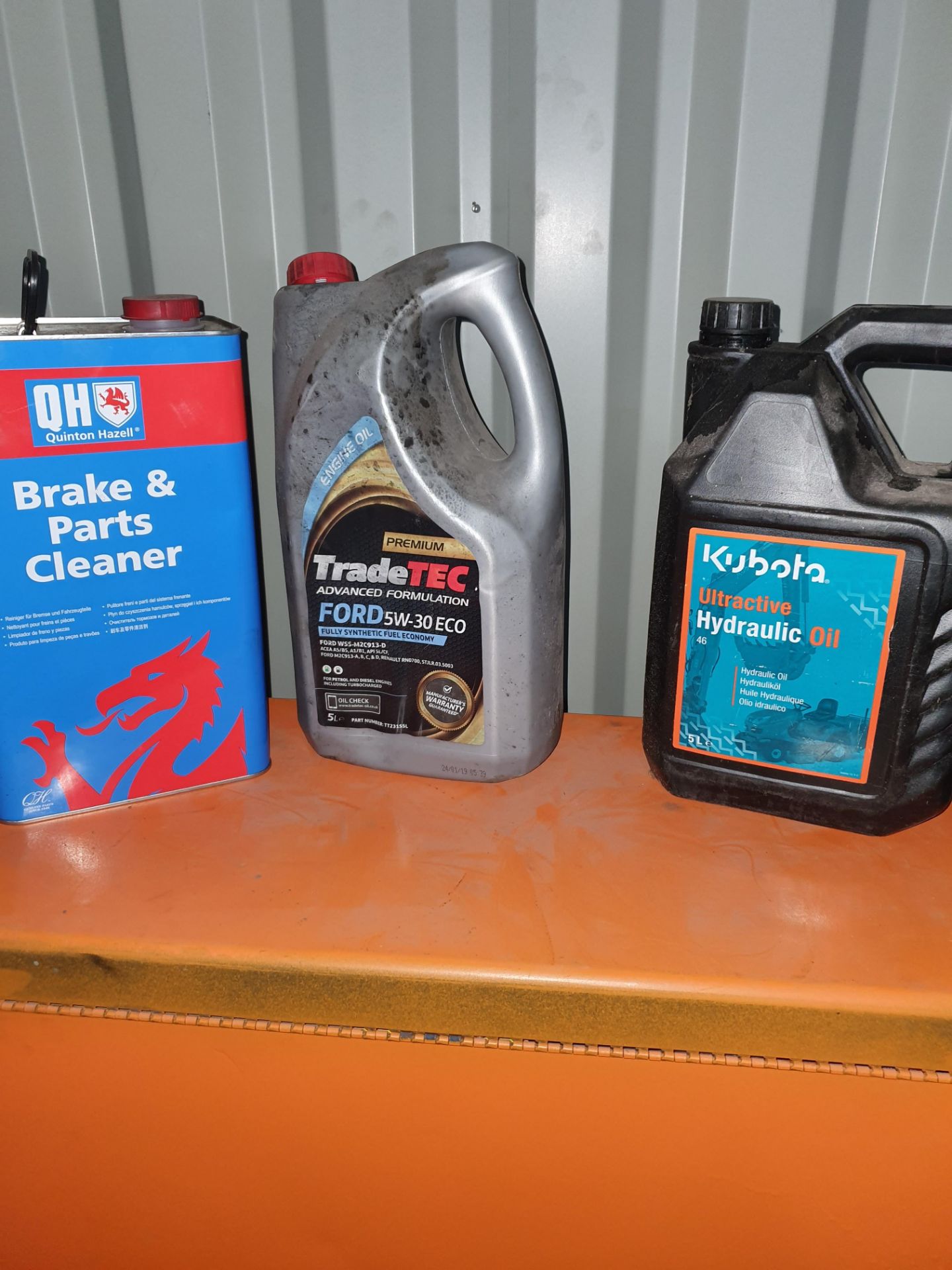 VARIOUS STARTED LUBRICANTS AS PER PHOTO