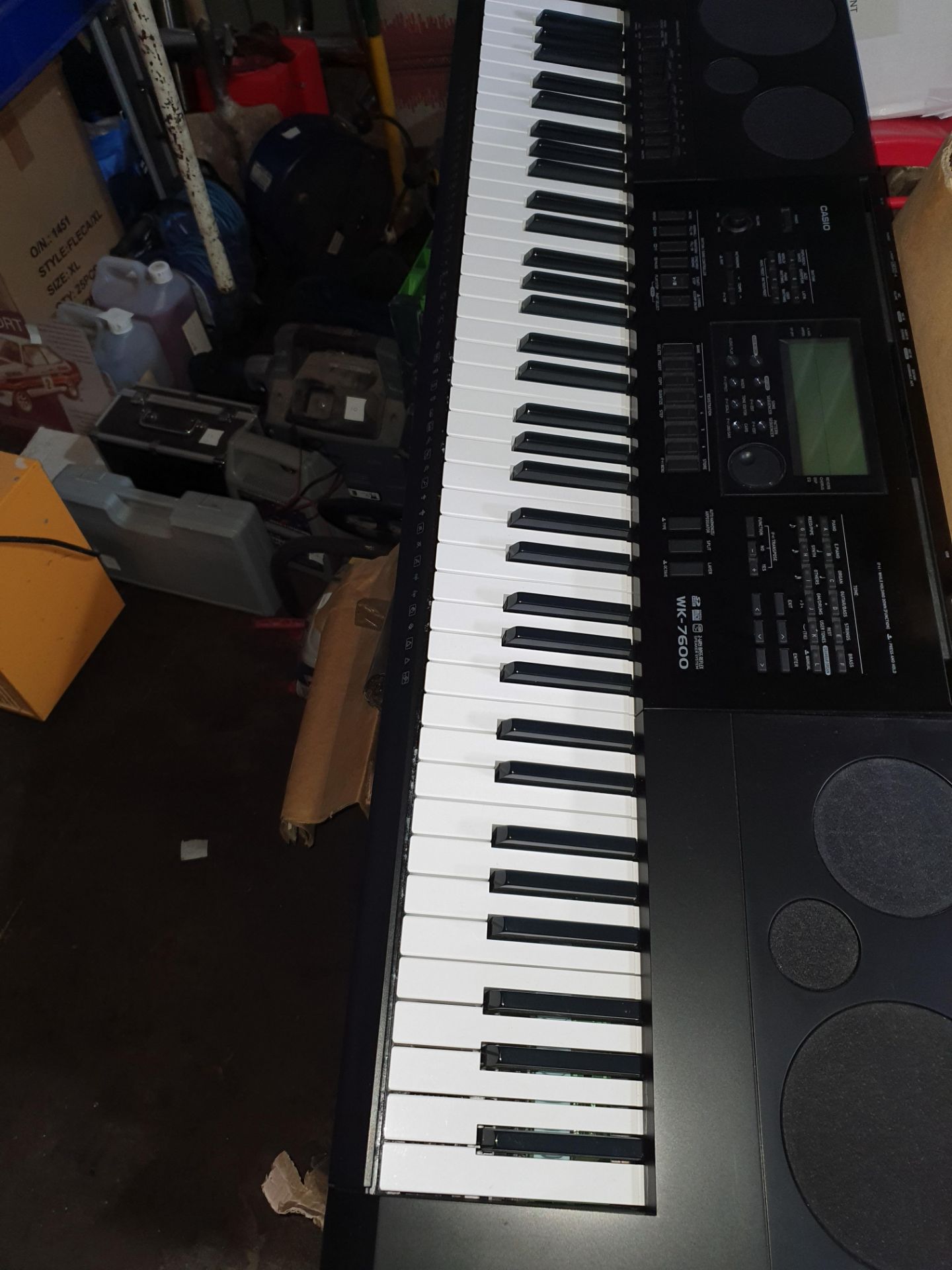 CASIO WK7600 KEYBOARD WITH POWER PLUG