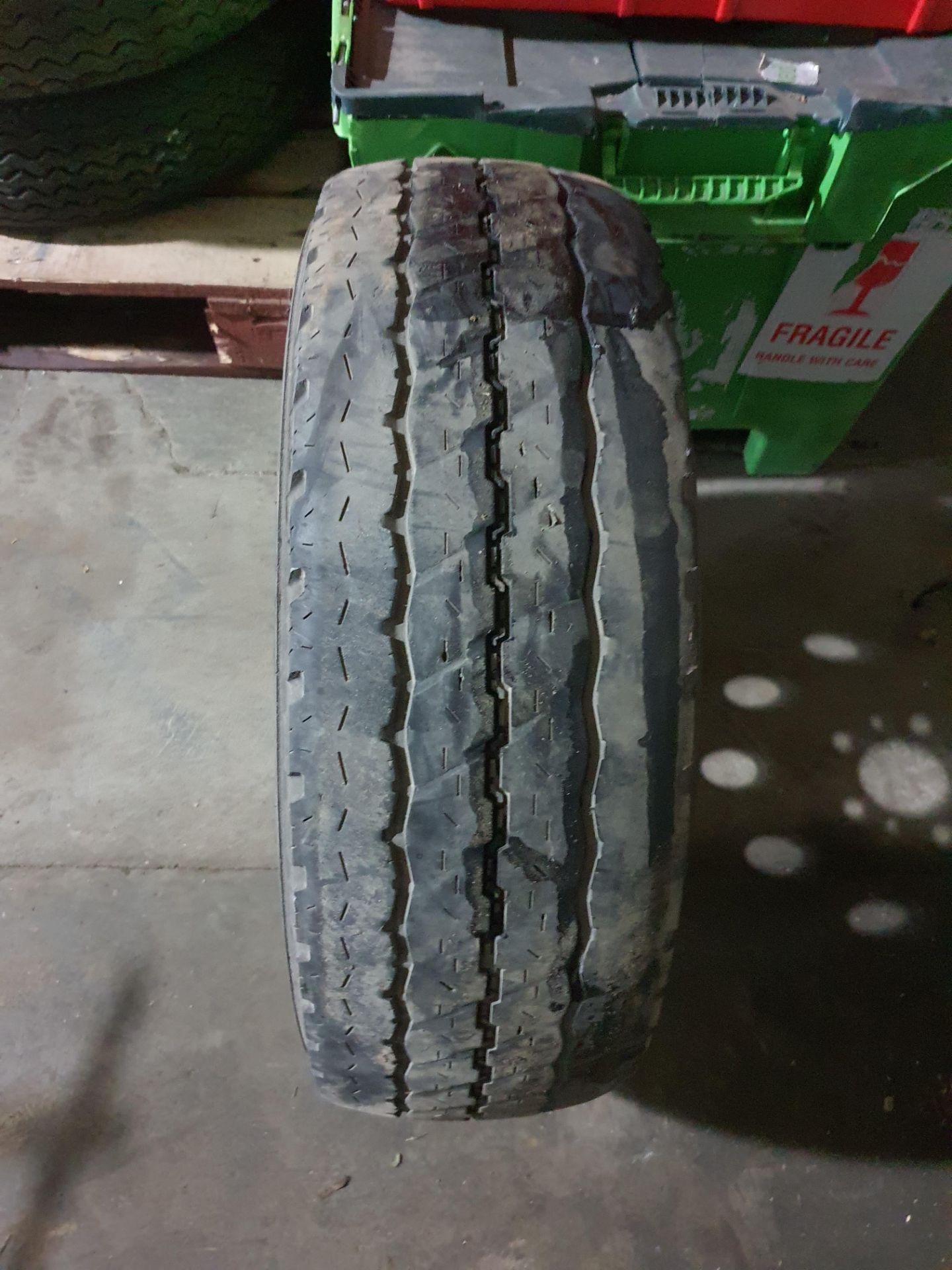 VW CRAFTER VAN WHEEL, TYRE IS FLAT, HAS A PUNCTURE