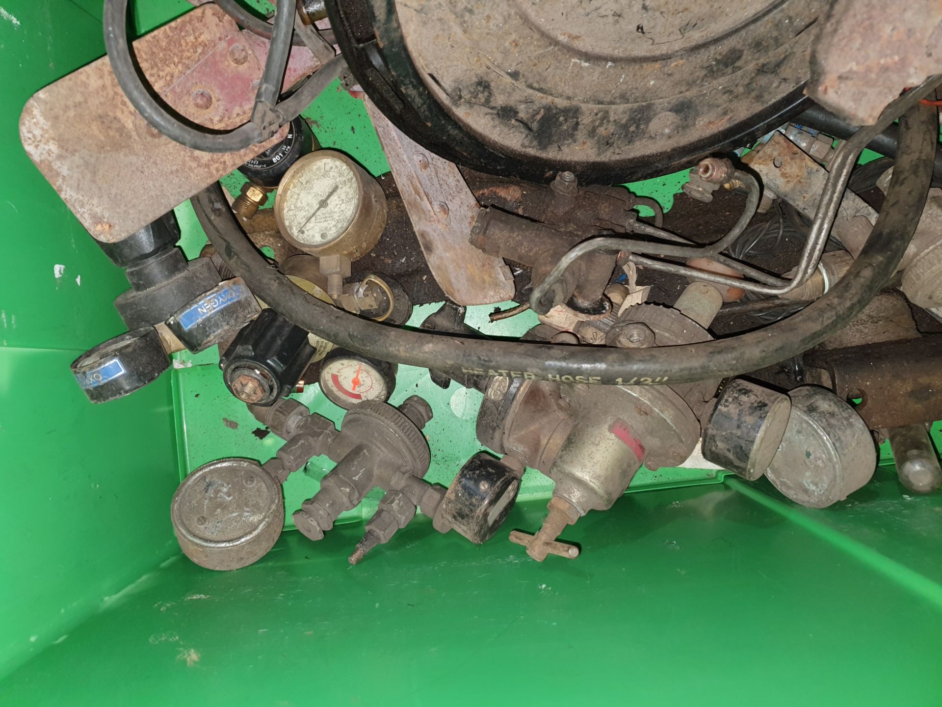 CONTENTS OF LARGE CONTAINER OF JAG PARTS AND OXY GAUGES CONTAINER NOT INCLUDED - Image 2 of 2