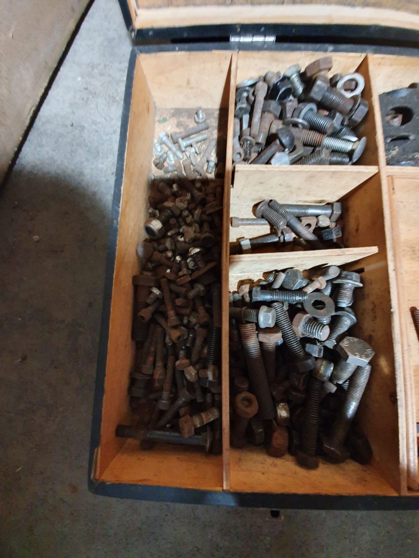 BOX OF NUTS AND BOLTS - Image 2 of 3