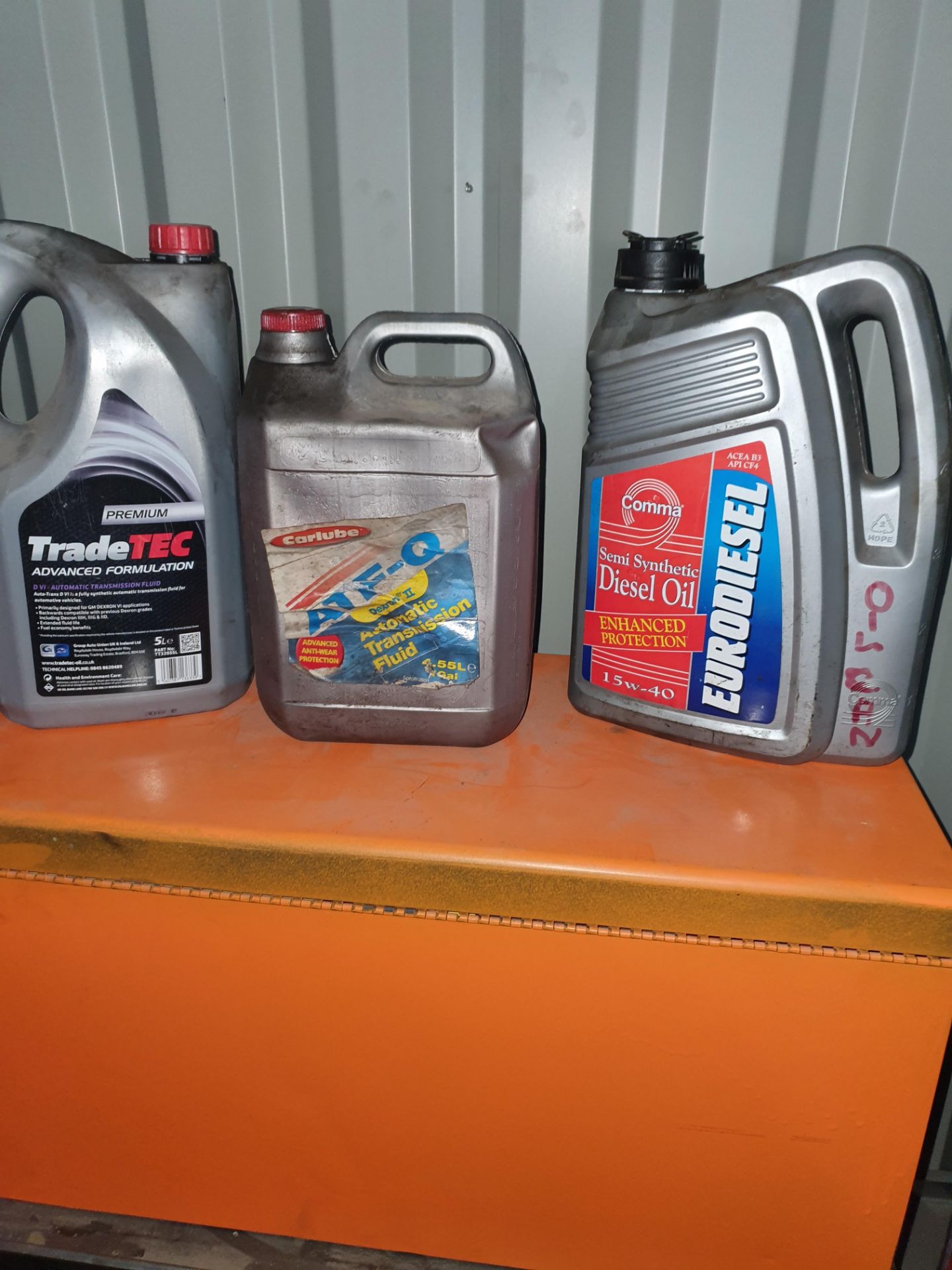 VARIOUS STARTED LUBRICANTS AS PER