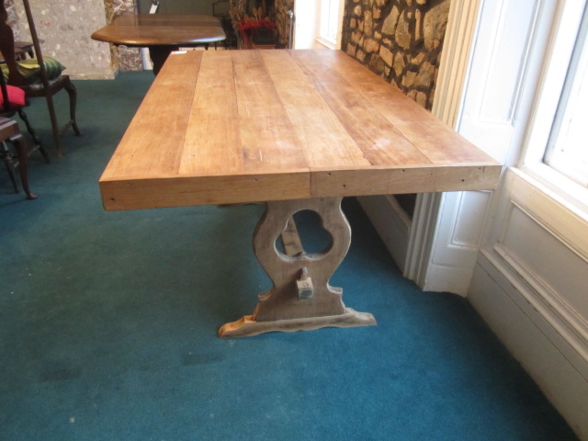 Timber frame table, 1720mm 900mm - Image 2 of 2