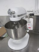 Kitchenaid heavy duty bench top mixer bowl and attachment