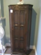 Darkwood single door wardrobe (room Myrddin)