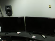 Two iiyama Prolite B2712 HDS colour LCD monitors