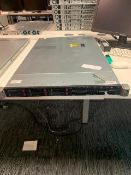 Hewlett Packard model ProLiant DL360p Generation 8 rack server s/n CZJ2300005 c/w 6 x 300Gb hard