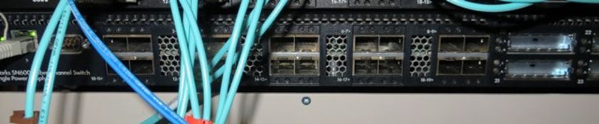 HP storage works SN6000 fibre channel switch single power supply